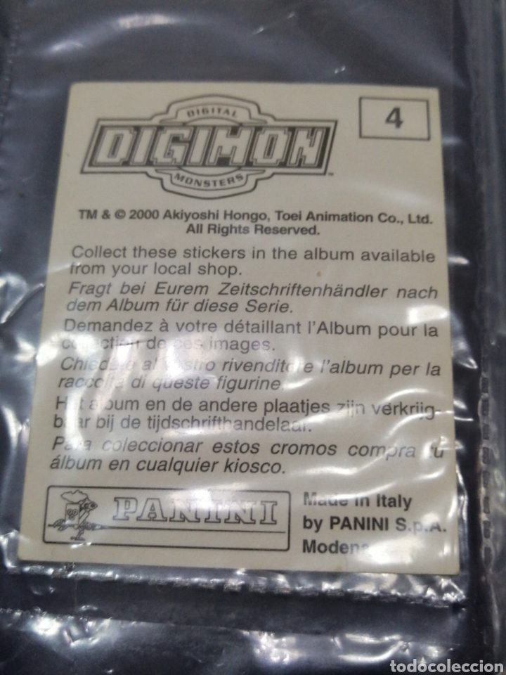 Coleccionismo cromos antiguos: DIGIMON NUMERO 4 - Foto 2