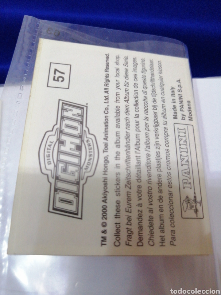 Coleccionismo cromos antiguos: DIGIMON NUMERO 57 - Foto 2