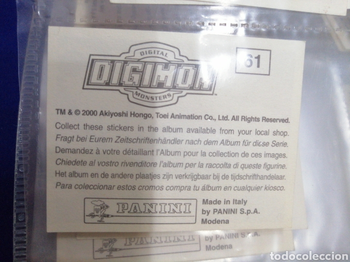Coleccionismo cromos antiguos: DIGIMON NUMERO 61 - Foto 2