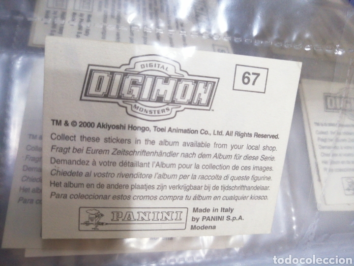 Coleccionismo cromos antiguos: DIGIMON NUMERO 67 - Foto 2