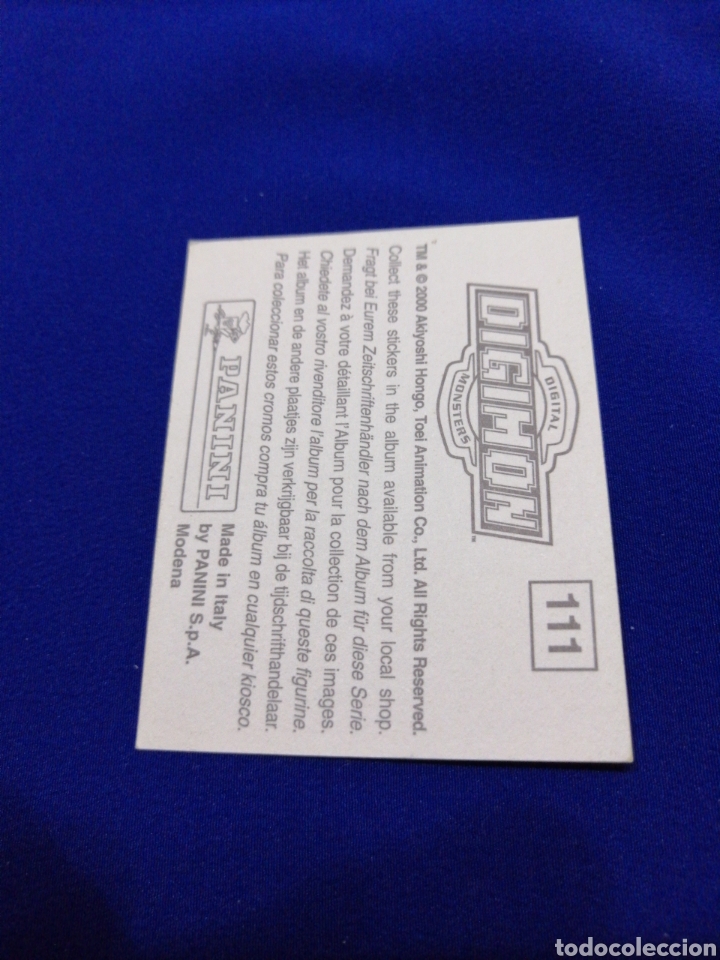 Coleccionismo cromos antiguos: DIGIMON NUMERO 111 - Foto 2