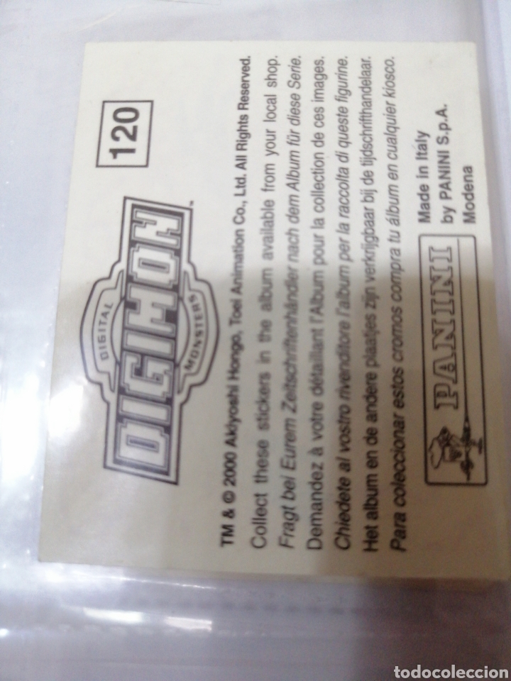 Coleccionismo cromos antiguos: DIGIMON NUMERO 120 - Foto 2