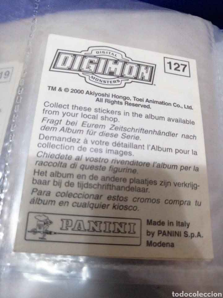 Coleccionismo cromos antiguos: DIGIMON NUMERO 127 - Foto 2