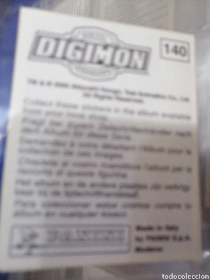 Coleccionismo cromos antiguos: DIGIMON NUMERO 140 - Foto 2