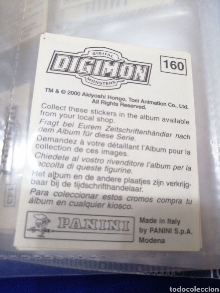 Coleccionismo cromos antiguos: DIGIMON NUMERO 160 - Foto 2