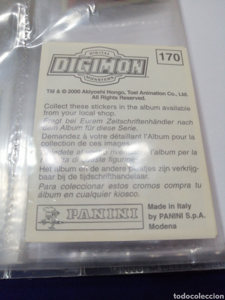 Coleccionismo cromos antiguos: DIGIMON NUMERO 170 - Foto 2