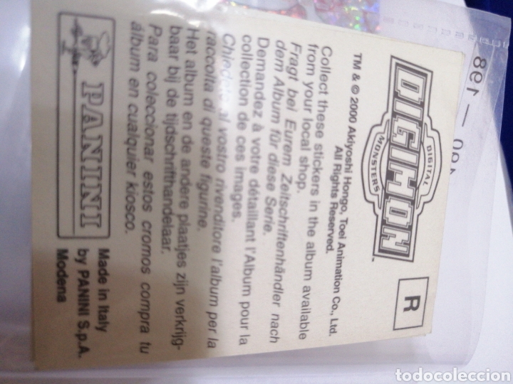 Coleccionismo cromos antiguos: DIGIMON R - Foto 2