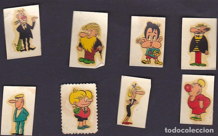 Collezionismo Figurine antiche: LOTE DE 8 CROMOS CALCOMANIAS EDITORIAL BRUGUERA HERMANAS GILDA DON BERRINCHE ETC....