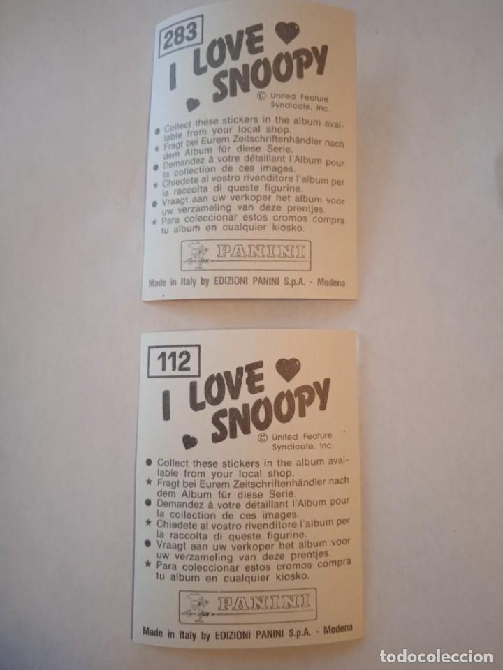 Coleccionismo cromos antiguos: Cromos Snoopy Panini - Foto 2