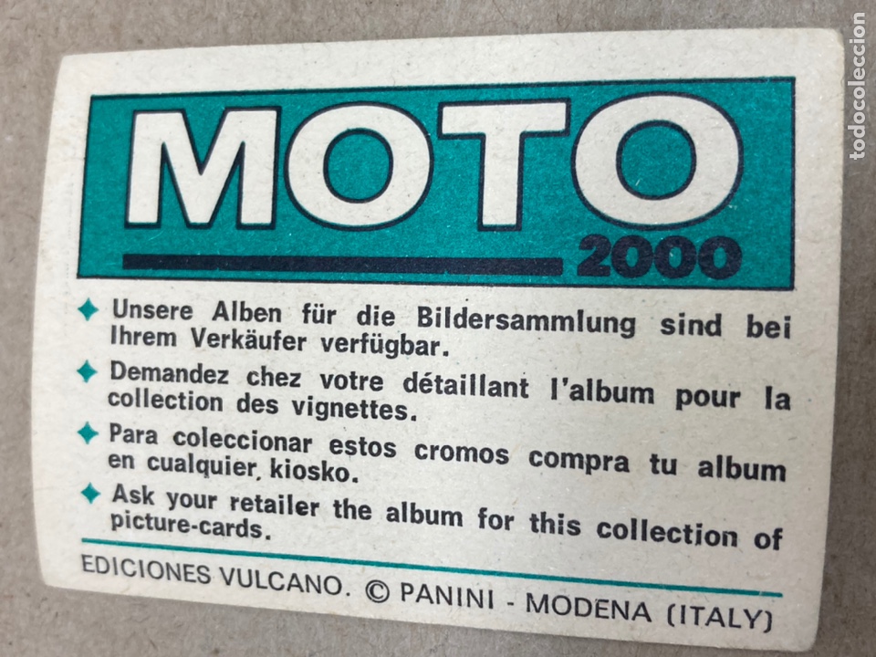 Coleccionismo cromos antiguos: Cromo Moto 2000 Panini Jawa - Foto 2