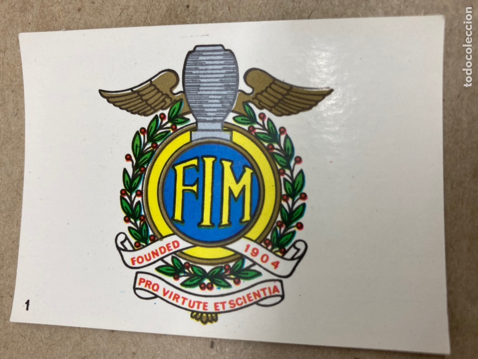 Coleccionismo cromos antiguos: Cromo Moto 2000 Panini Fin Founded 1904 - Foto 1