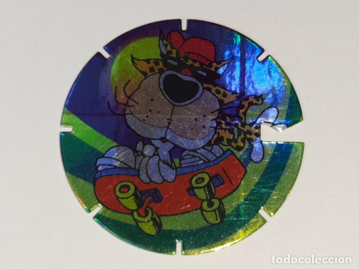 Coleccionismo Cromos antiguos: ANTIGUO TAZO N&ordm; 25 SUPER TAZOFLASH SPORT & CHESTER - SKATE - REGALO PROMOCIONAL DE MATUTANO A&Ntilde;OS 90