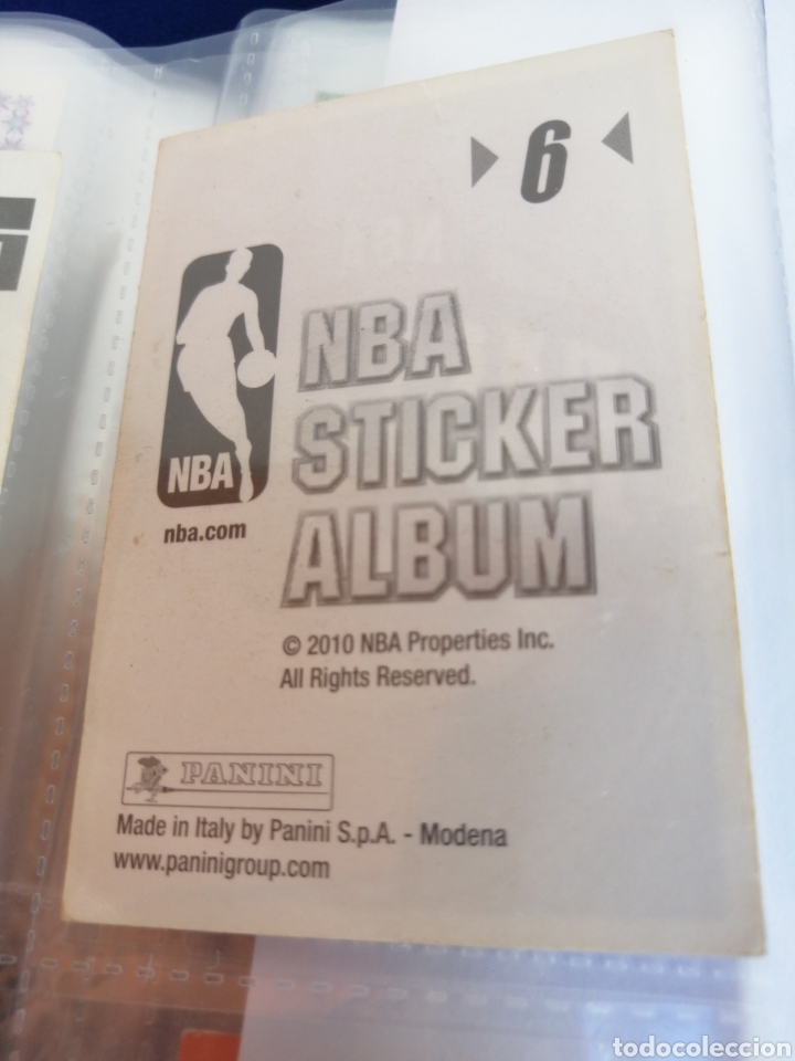 Coleccionismo cromos antiguos: NBA STICKER ALBUM 6 - Foto 2