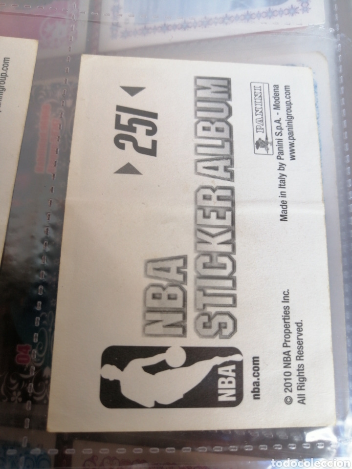 Coleccionismo cromos antiguos: NBA STICKER ALBUM 251 - Foto 2