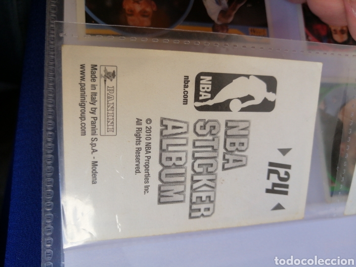 Coleccionismo cromos antiguos: NBA STICKER ALBUM 124 - Foto 2
