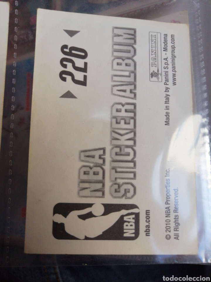 Coleccionismo cromos antiguos: NBA STICKER ALBUM 226 - Foto 2