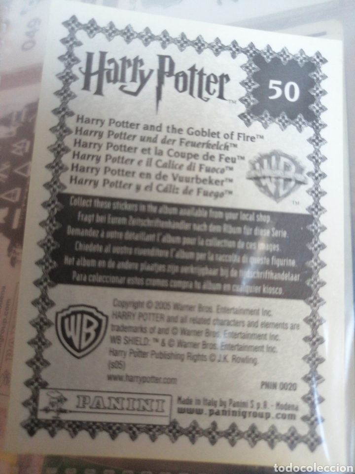 Coleccionismo cromos antiguos: HARRY POTTER 50 - Foto 2