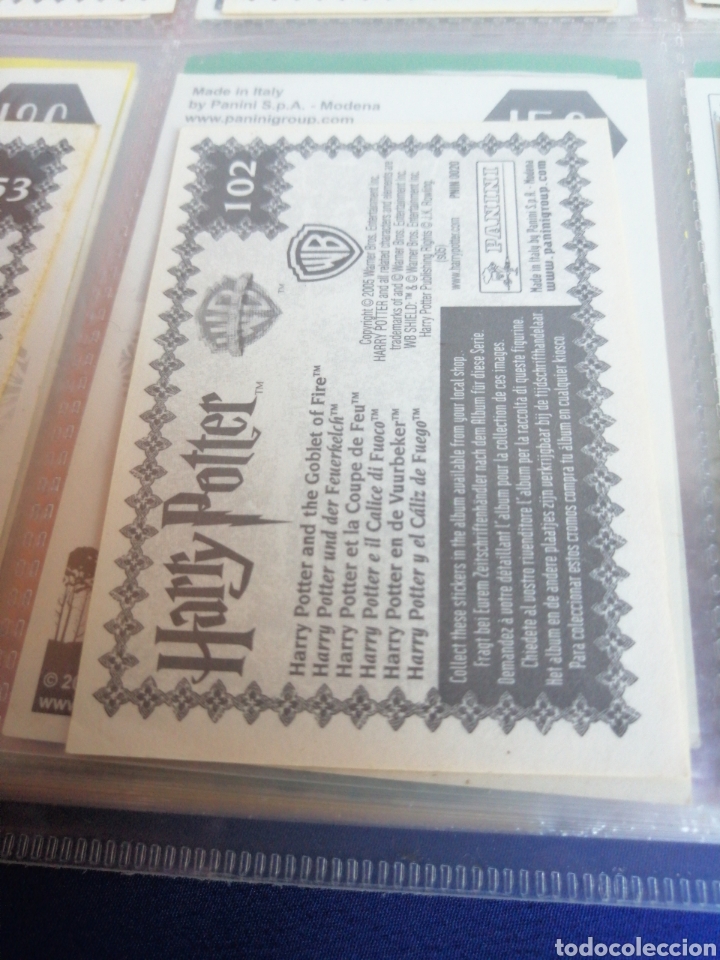 Coleccionismo cromos antiguos: HARRY POTTER 102 - Foto 2