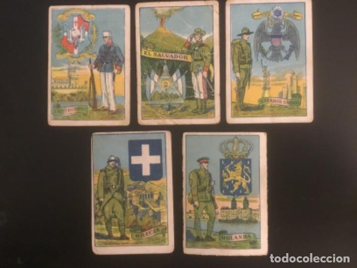 Coleccionismo cromos antiguos: Cromos antiguos escudos uniformes y edificios nacionales Lote 5 cromos - Foto 1