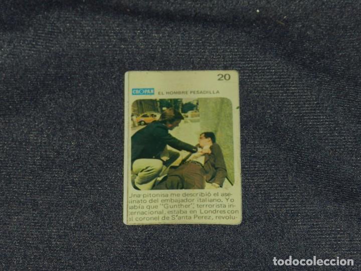 Coleccionismo Cromos antiguos: CROMO CROPAN - EL SANTO N.20 , SE&Ntilde;ALES DE USO NORMALES