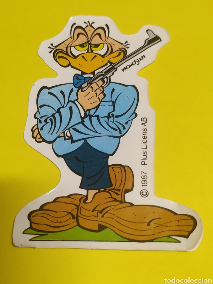 Coleccionismo cromos antiguos: Pegatina Donuts a&ntilde;o 1987 - Foto 1