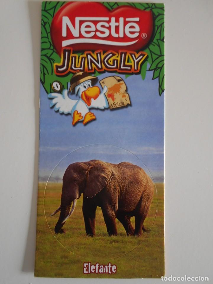 Coleccionismo cromos antiguos: NESTLE JUNGLY. ELEFANTE. - Foto 1