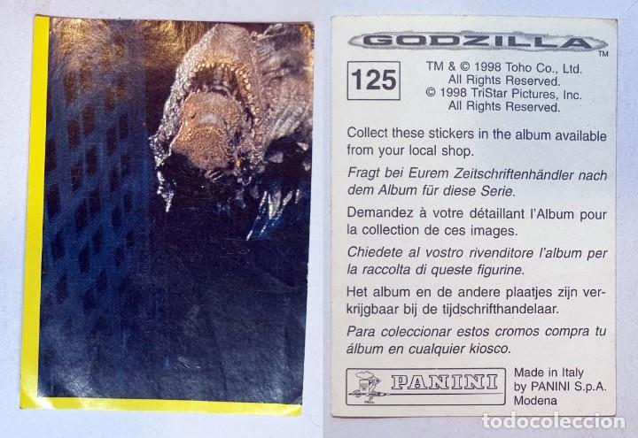 Coleccionismo cromos antiguos: GODZILLA - CROMO 125 - PANINI - Foto 1