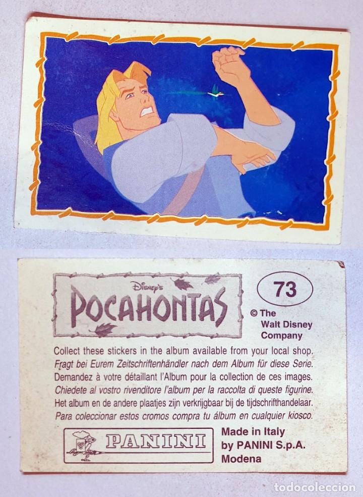 Coleccionismo cromos antiguos: POCAHONTAS - CROMO 73 - PANINI - Foto 1