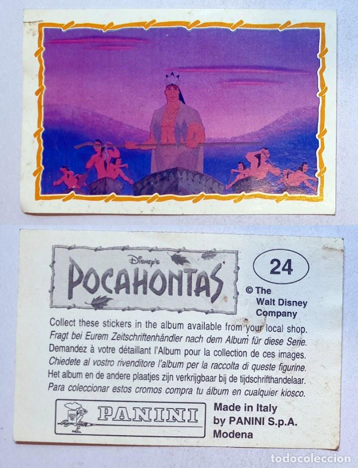 Coleccionismo cromos antiguos: POCAHONTAS - CROMO 24 - PANINI - Foto 1