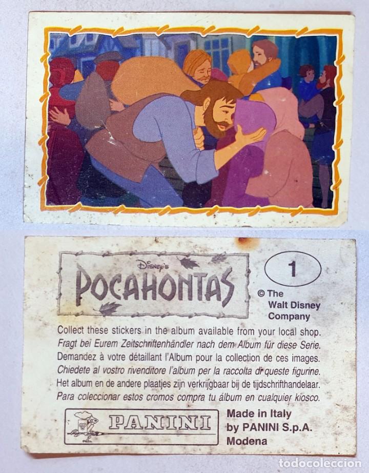 Coleccionismo cromos antiguos: POCAHONTAS - CROMO 1 - PANINI - Foto 1