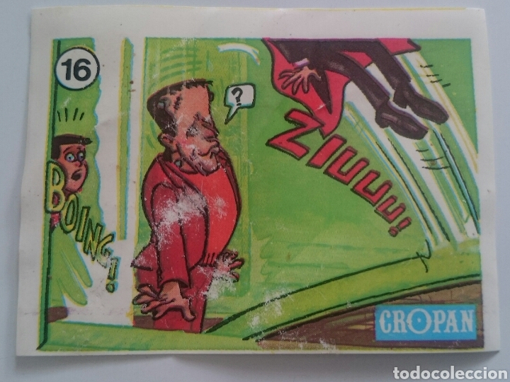 Coleccionismo Cromos antiguos: Cromo de pl&aacute;stico n&uacute;mero 16 R&iacute;ete del Miedo Chocostein Frankenstein Monstruos Pastelitos Cropan