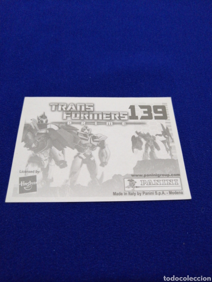 Coleccionismo cromos antiguos: TRANSFORMERS 139 - Foto 2