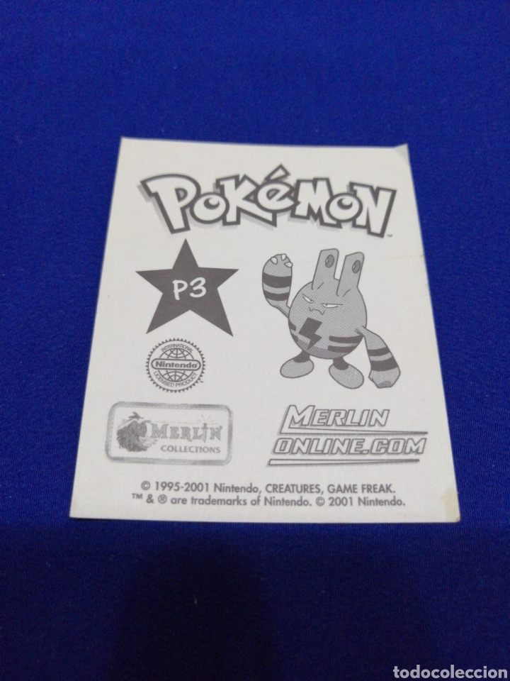 Coleccionismo cromos antiguos: POKEMON 2001 P3 - Foto 2