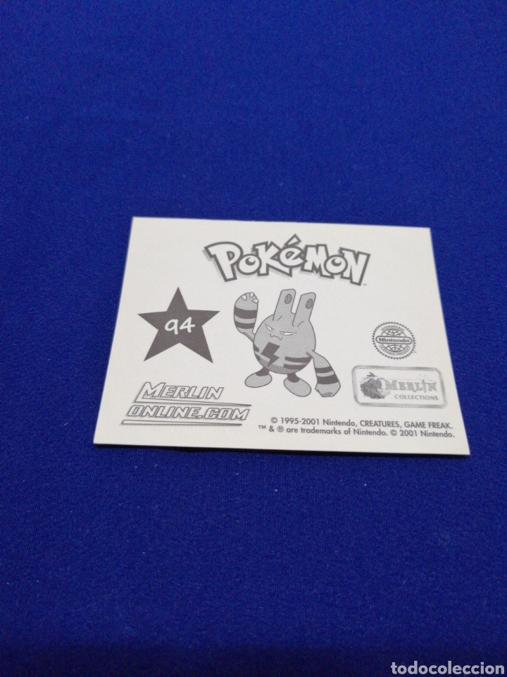 Coleccionismo cromos antiguos: POKEMON 2001 - 94 - Foto 2