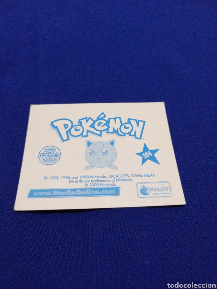 Coleccionismo cromos antiguos: POKEMON 204 - Foto 2