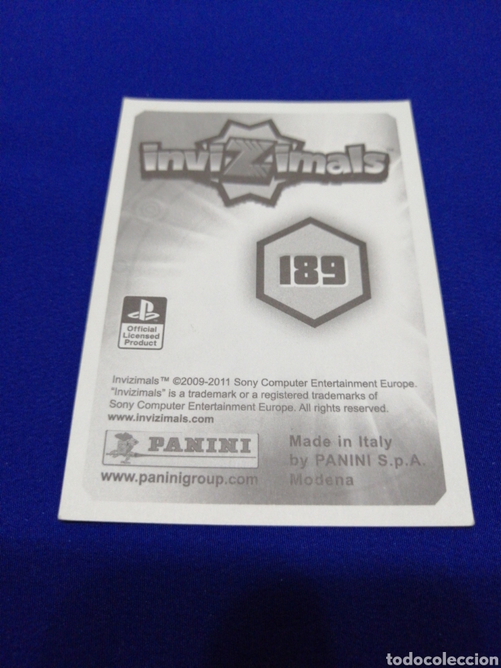 Coleccionismo cromos antiguos: INVIZIMALS 189 - Foto 2