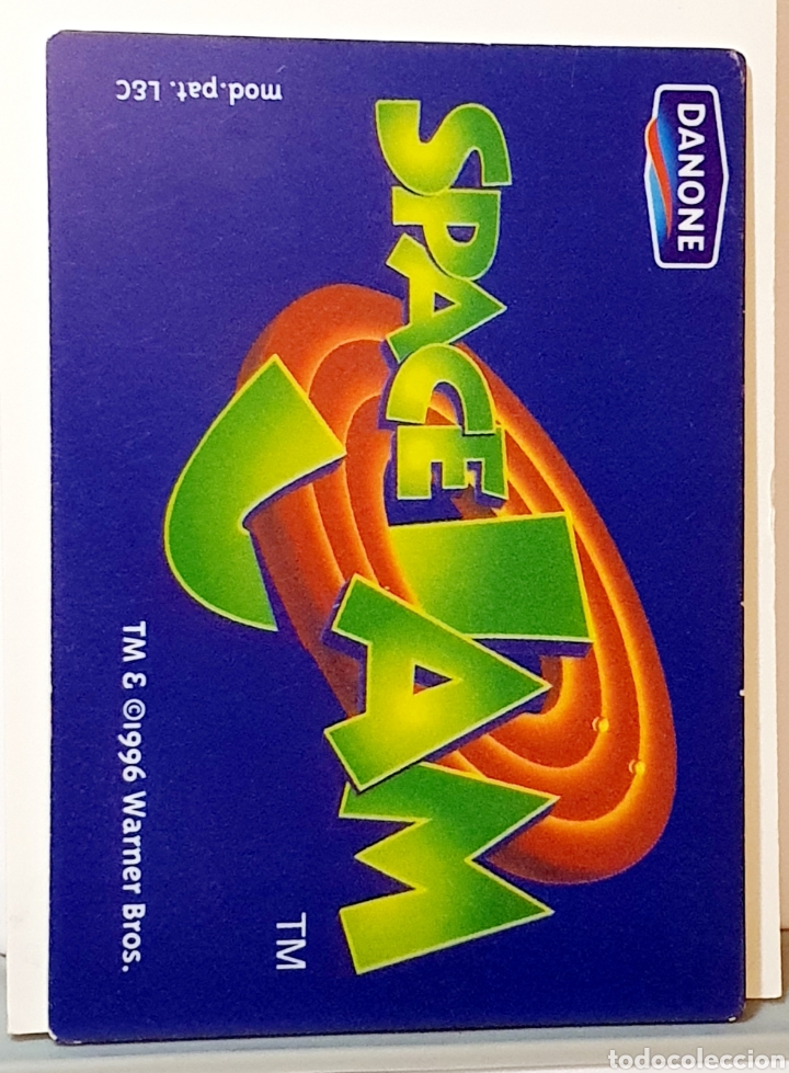 Coleccionismo cromos antiguos: Cromo Tarjeta Space Jam DANONE N&deg;17 - Foto 2