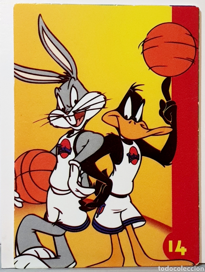 Coleccionismo cromos antiguos: Cromo Tarjeta Space Jam DANONE N&deg;14 - Foto 1