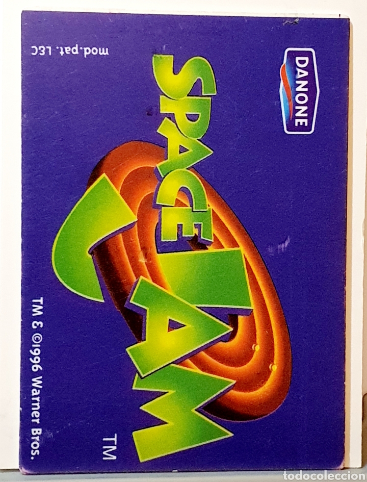 Coleccionismo cromos antiguos: Cromo Tarjeta Space Jam DANONE N &deg;8 - Foto 2