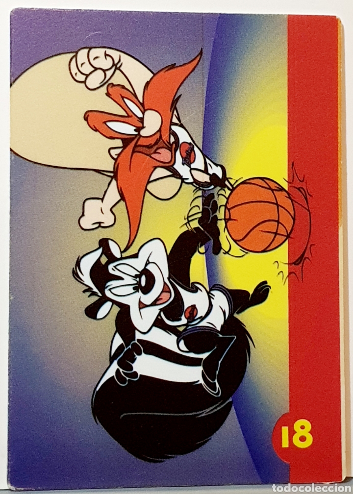 Coleccionismo cromos antiguos: Cromo Tarjeta Space Jam DANONE N&deg;18 - Foto 1