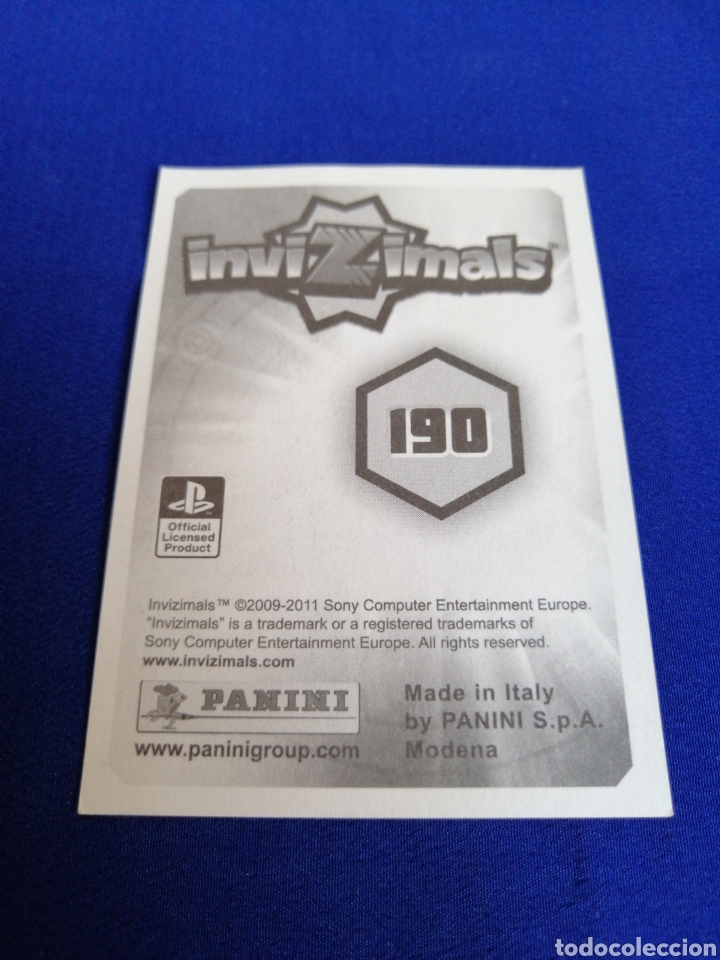 Coleccionismo cromos antiguos: INVIZIMALS 190 - Foto 2