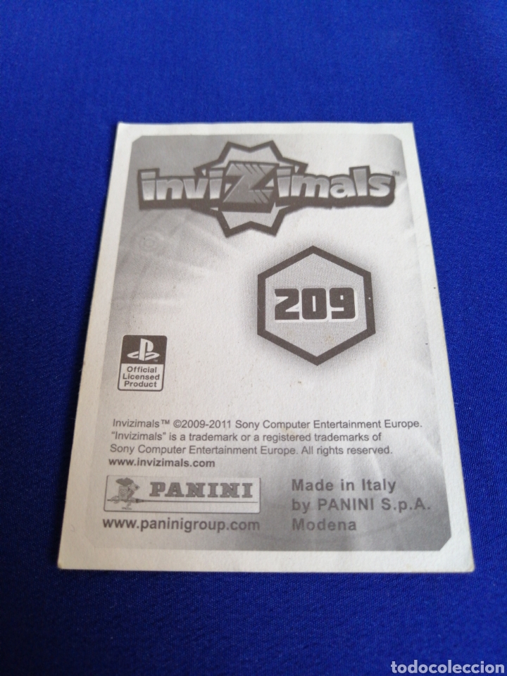 Coleccionismo cromos antiguos: INVIZIMALS 209 - Foto 2