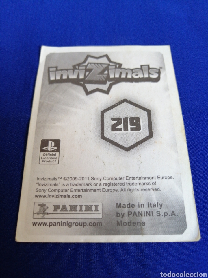 Coleccionismo cromos antiguos: INVIZIMALS 219 - Foto 2