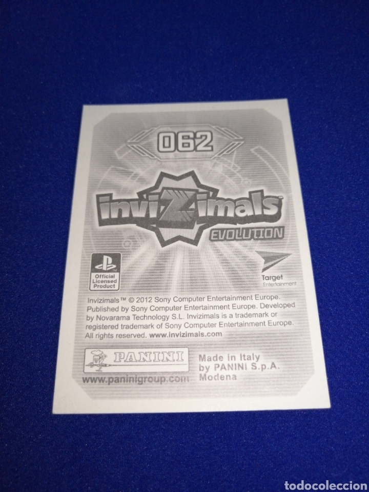 Coleccionismo cromos antiguos: INVIZIMALS EVOLUTION 62 - Foto 2