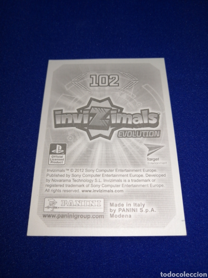Coleccionismo cromos antiguos: INVIZIMALS EVOLUTION 102 - Foto 2