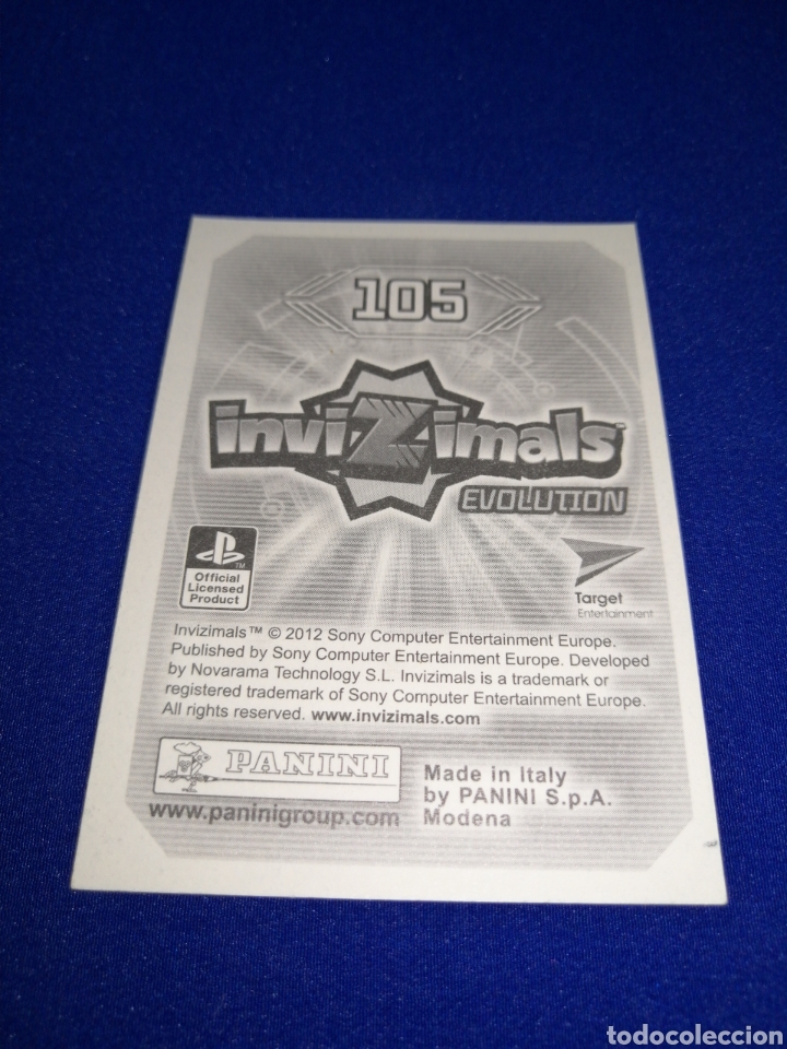 Coleccionismo cromos antiguos: INVIZIMALS EVOLUTION 105 - Foto 2