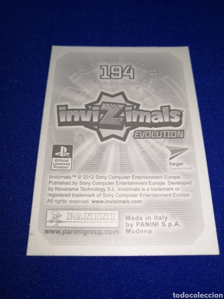 Coleccionismo cromos antiguos: INVIZIMALS EVOLUTION 194 - Foto 2