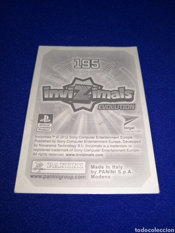 Coleccionismo cromos antiguos: INVIZIMALS EVOLUTION 195 - Foto 2