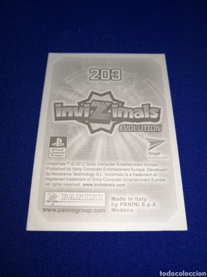 Coleccionismo cromos antiguos: INVIZIMALS EVOLUTION 203 - Foto 2