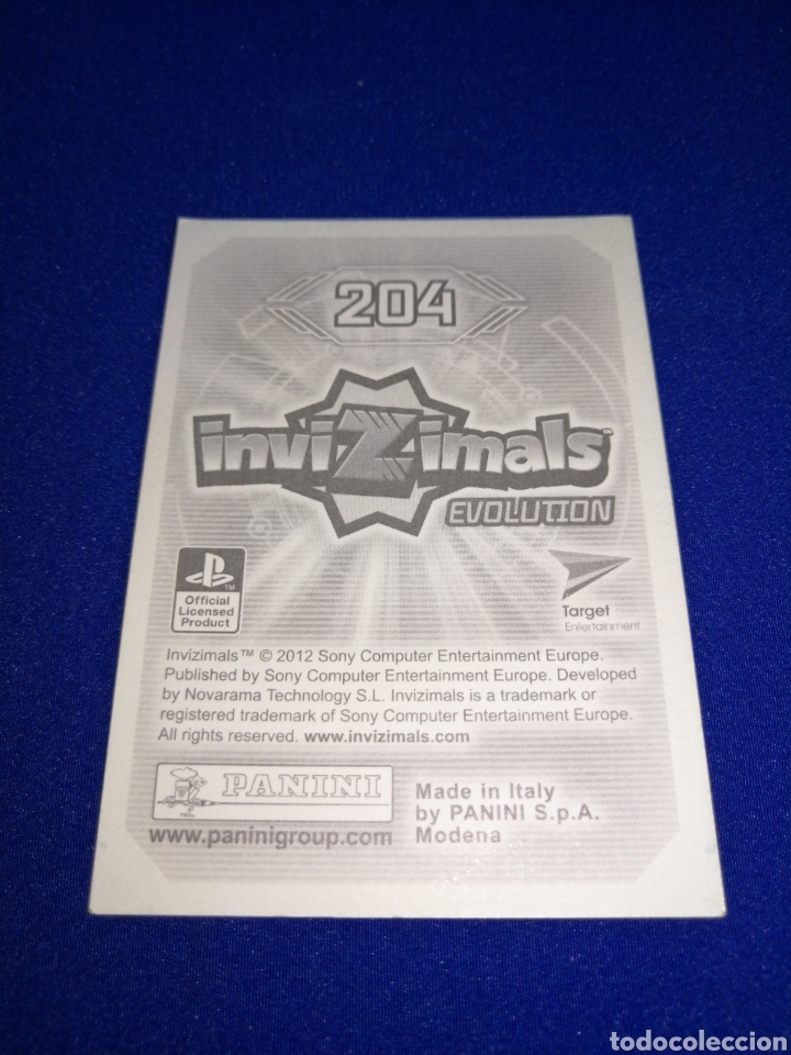 Coleccionismo cromos antiguos: INVIZIMALS EVOLUTION 204 - Foto 2